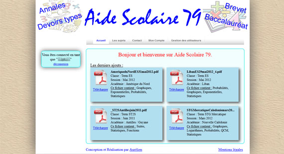 aide scolaire 79, AideScolaire79